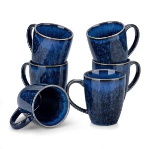Vancasso Starry 12 Oz Ceramic Mug Set of 6