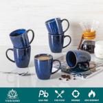 Vancasso Starry 12 Oz Ceramic Mug Set of 6