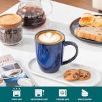 Vancasso Starry 12 Oz Ceramic Mug Set of 6