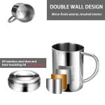 Insulated Stainless Steel Coffee and Tea Mugs