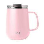 Blush Insulated Travel Coffee Mug with Handle