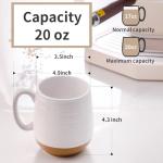 Large 20 oz Ceramic Coffee Mug with Handle