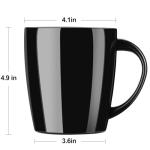 Black Insulated Stainless Steel Travel Coffee Mug