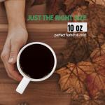 Elegant Bone China Coffee Mug Set - 4 Pieces