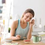 Hasense Green Porcelain Coffee Mug Set of 4