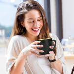 4 Pack Matte Black and Colorful Coffee Mugs