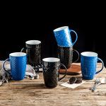 AmorArc 16oz Geometric Coffee Mugs Set of 6