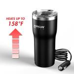 12V Travel Heated Car Mug with Anti-Spill Lid