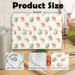 Vintage Floral Teacups and Towels for Tea Lovers