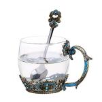 Personalized Glass Tea Cup for Hot Beverages