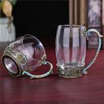 Personalized Glass Tea Cup for Hot Beverages