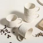 Set of 4 Stackable Espresso Cups with Stand