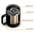 12oz Insulated Stainless Steel Coffee Mug with Handle