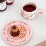 Adorable Pink Rabbit Mug with Saucer Set