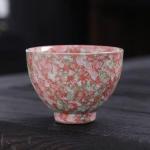 Colorful Handmade Ceramic Teacup Set of 6