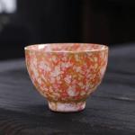 Colorful Handmade Ceramic Teacup Set of 6