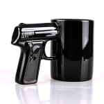 Gun-Inspired Ceramic Coffee Mug for Men