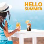 Sungwoo 2-Pack Glass Cups with Bamboo Lids