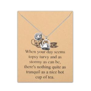 Teapot Necklace for Tea Lovers and Gifts