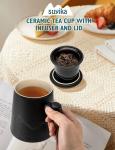 Suyika Gradient Black Tea Cup with Infuser