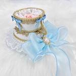 Blue Lolita Tea Cup Hat for Halloween Fun