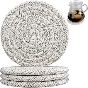 Oversized Absorbent Coasters Set of 4