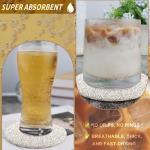 Oversized Absorbent Coasters Set of 4
