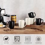 Set of 6 Large Light Beige Coffee Mugs