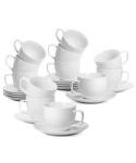 Porcelain Tea Cups and Saucers Set of 12