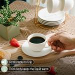 Porcelain Tea Cups and Saucers Set of 12