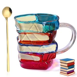 3D Painted Book Coffee Mug for Hot or Cold Drinks