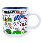 Hello Kitty Red Map Coffee Mug - 370ml