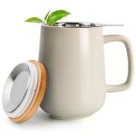 Lemuro Infuser Tea Mug with Lid, 17 oz