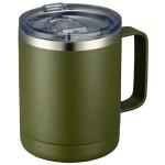 12oz Insulated Travel Mug with Handle - Army Green