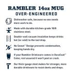 YETI Rambler 14 oz Stackable Mug, Vacuum Insulated, Stainless Steel with MagSlider Lid, Ultramarine Violet