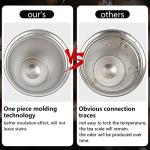 CS COSDDI 12 oz Stainless Steel Vacuum Insulated Tumbler - Coffee Travel Mug Spill Proof with Lid - coffee Cup for Keep Hot/Ice Coffee,Tea and Beer (Black)