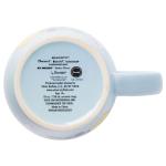 Silver Buffalo Sanrio Hello Kitty and Friends Featuring Badtz-Maru, My Melody, Cinnamoroll, Pompompurin, Tuxedo Sam, Keroppi, and Chococat Rainbow Jumbo Curved Ceramic Mug, 25 Ounces