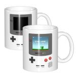 Adovoc Game Heat Changing Coffee Mug, Gaming Color Changing Mugs, Ceramic Magic Heat Sensitive Cup, Gift for Gamers Boys Men Retro 90s Game Enthusiasts (11 Ounces)