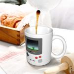 Adovoc Game Heat Changing Coffee Mug, Gaming Color Changing Mugs, Ceramic Magic Heat Sensitive Cup, Gift for Gamers Boys Men Retro 90s Game Enthusiasts (11 Ounces)