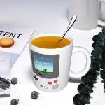 Adovoc Game Heat Changing Coffee Mug, Gaming Color Changing Mugs, Ceramic Magic Heat Sensitive Cup, Gift for Gamers Boys Men Retro 90s Game Enthusiasts (11 Ounces)