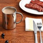 luvtree 400ml Insulated 304 Stainless Steel Coffee Mug, Double-Wall Vacuum Travel Tumbler, Shatterproof for Camping, Office, and Outdoor - Durable, Perfect for Hot and Cold Drinks.