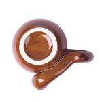 Wake and Bake Coffee Mug Novelty Glazed Ceramic Coffee Pot Shaped Cup with Ergonomic Handle Dishwasher Microwave Safe Fathers Day Halloween Christmas Gifts for Coffee Lovers (with Filters) (red)