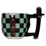 ABYSTYLE Demon Slayer Kimetsu No Yaiba Tanjiro Sword Ceramic Coffee Tea Mug Holds 16 Fl Oz. Anime Manga Drinkware Home & Kitchen Merch Gift