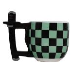 ABYSTYLE Demon Slayer Kimetsu No Yaiba Tanjiro Sword Ceramic Coffee Tea Mug Holds 16 Fl Oz. Anime Manga Drinkware Home & Kitchen Merch Gift