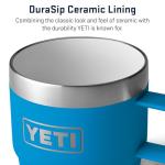 YETI Rambler 6 oz Stackable Mug, Stainless Steel, Vacuum Insulated Espresso/Coffee Mug, 2 Pack, Big Wave Blue
