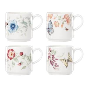 Lenox 890451 Butterfly Meadow 4-Piece Stacking Mug Set