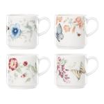 Lenox 890451 Butterfly Meadow 4-Piece Stacking Mug Set