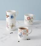 Lenox 890451 Butterfly Meadow 4-Piece Stacking Mug Set