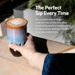 NOVA CERAMICS Coffee Tumbler – Travel Mug - On the Go Coffee Mug – Microwave & Dishwasher Safe Green Coffee Tumbler - Gifts For Women Men Him Her – 16oz – Monsoon