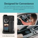 NOVA CERAMICS Coffee Tumbler – Travel Mug - On the Go Coffee Mug – Microwave & Dishwasher Safe Green Coffee Tumbler - Gifts For Women Men Him Her – 16oz – Monsoon